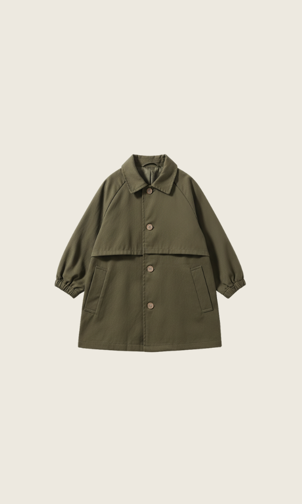 moss trail trench | green