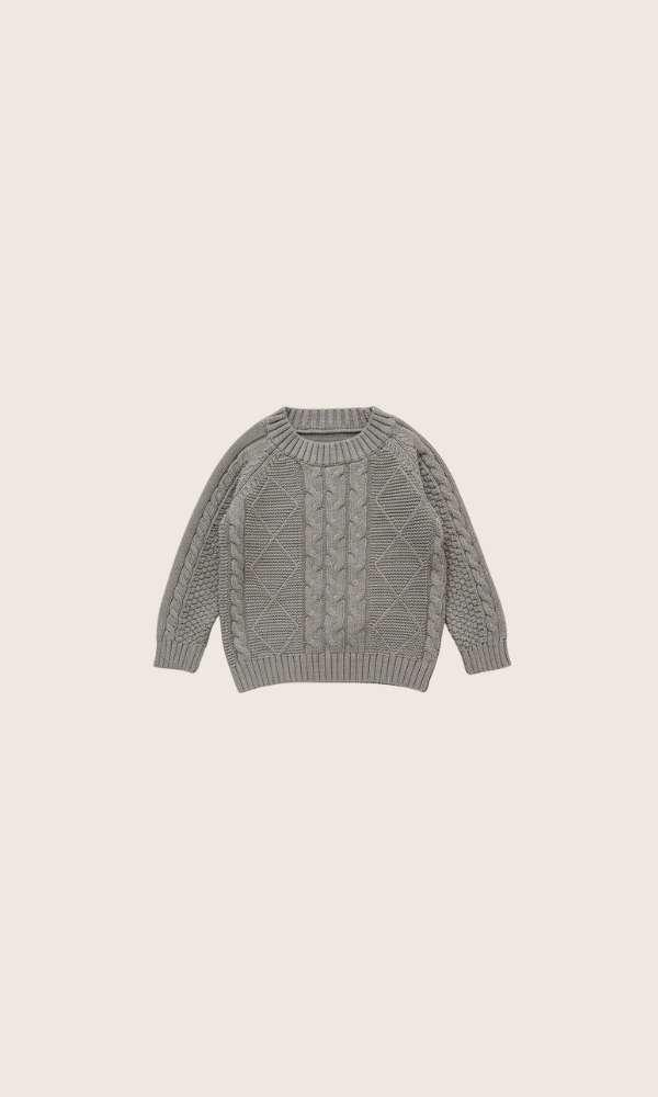 stone pine sweater | grey