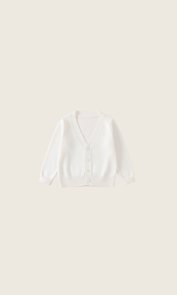 milkcloud cardigan | white