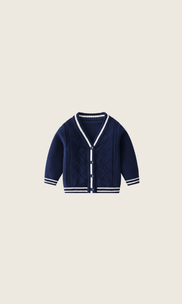 harbor light cardigan | blue