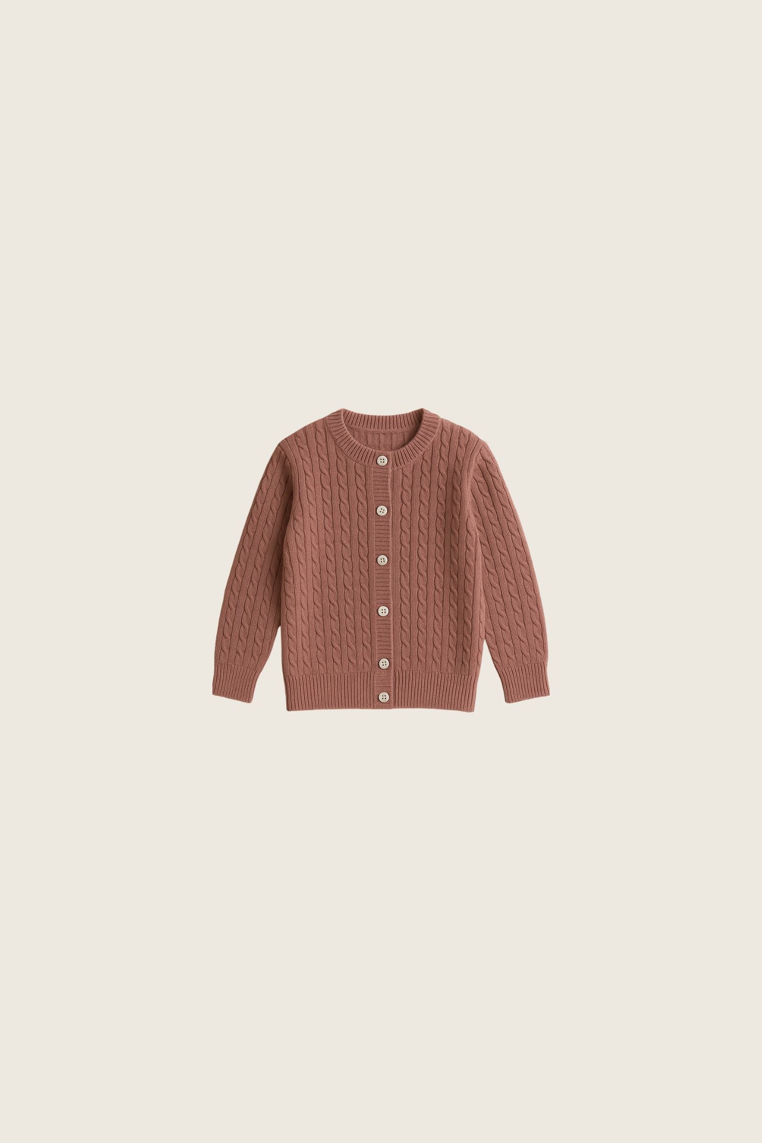 briar rose cardigan | terracotta