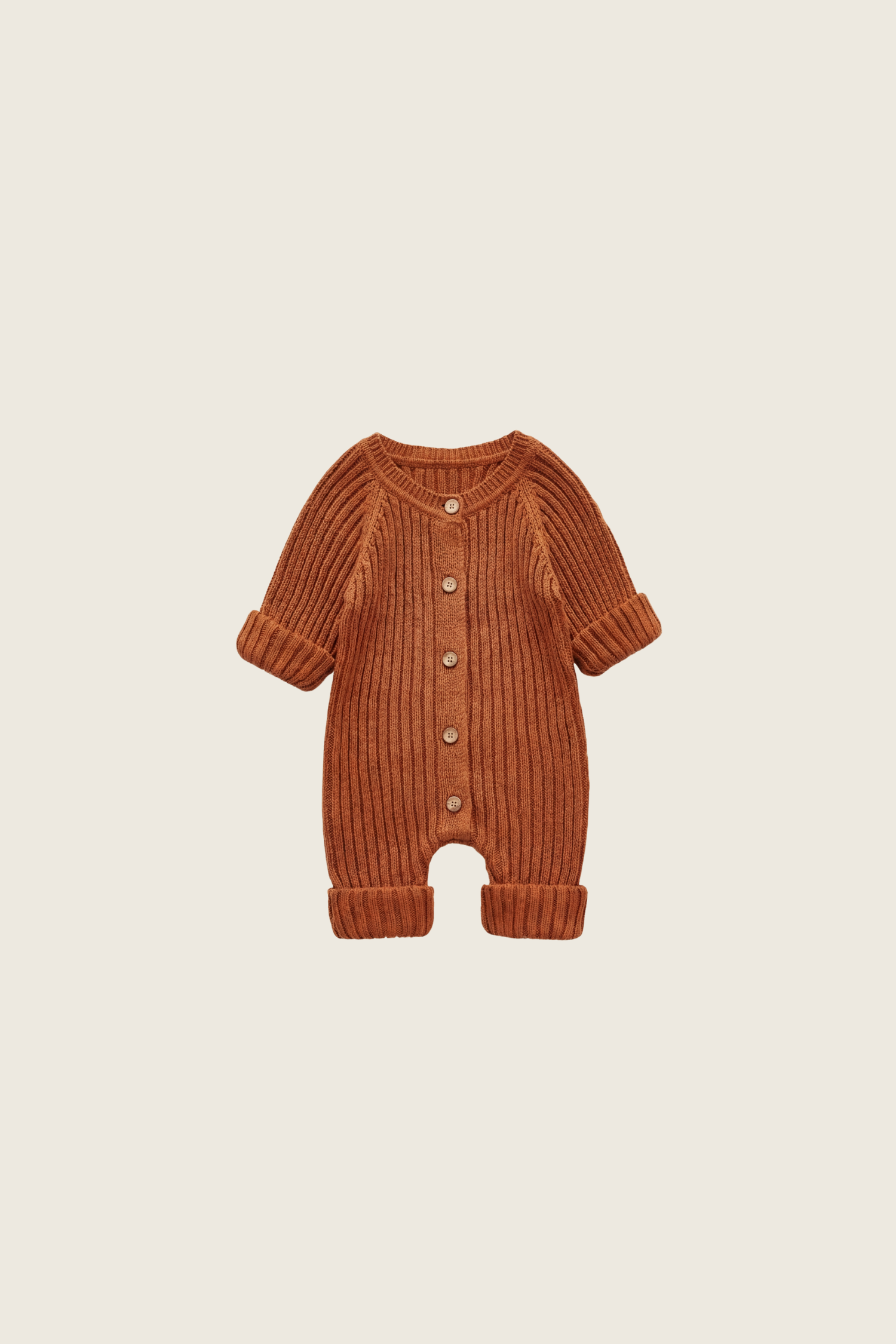 amber leaf romper | terracotta