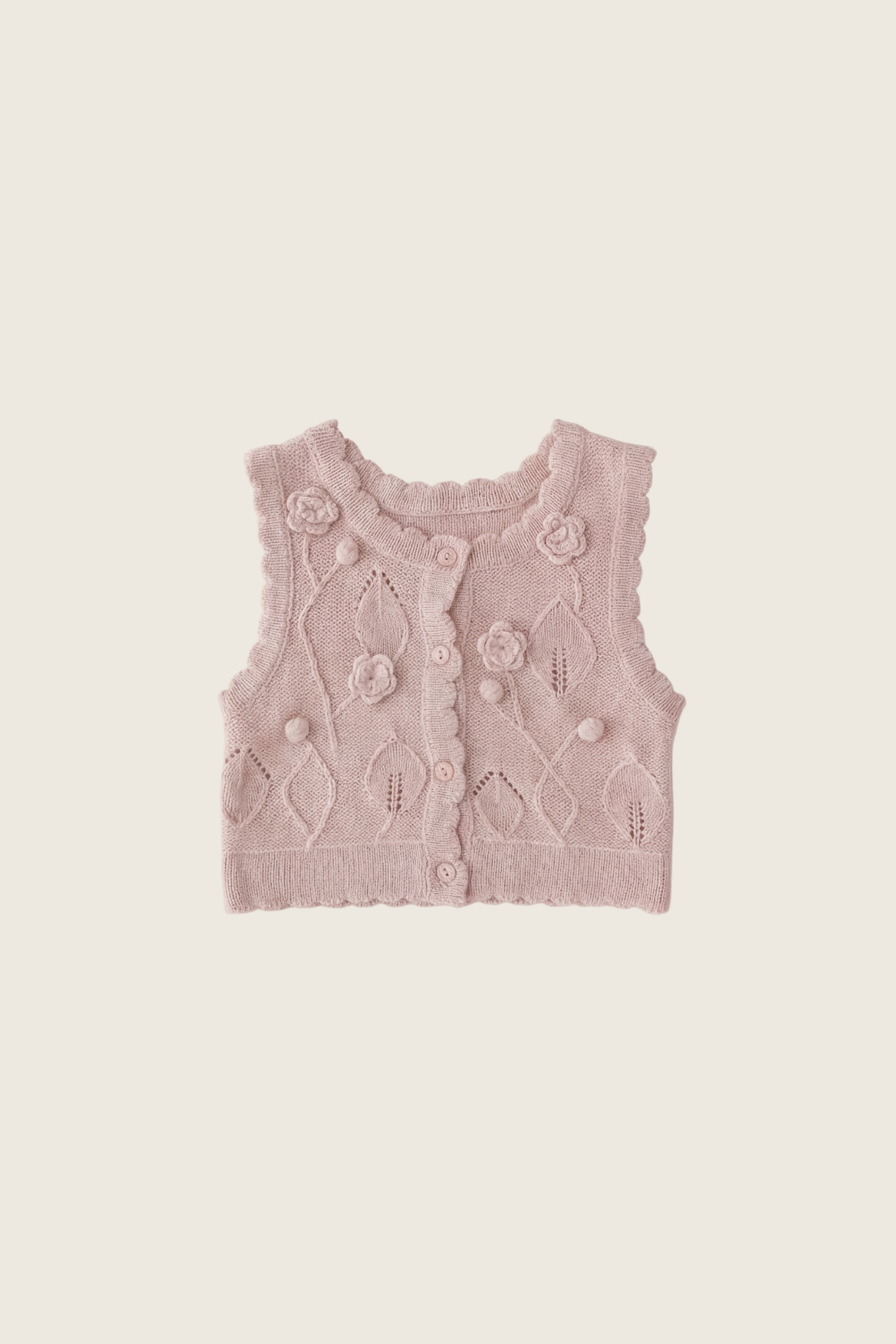 blossom trail vest | pink