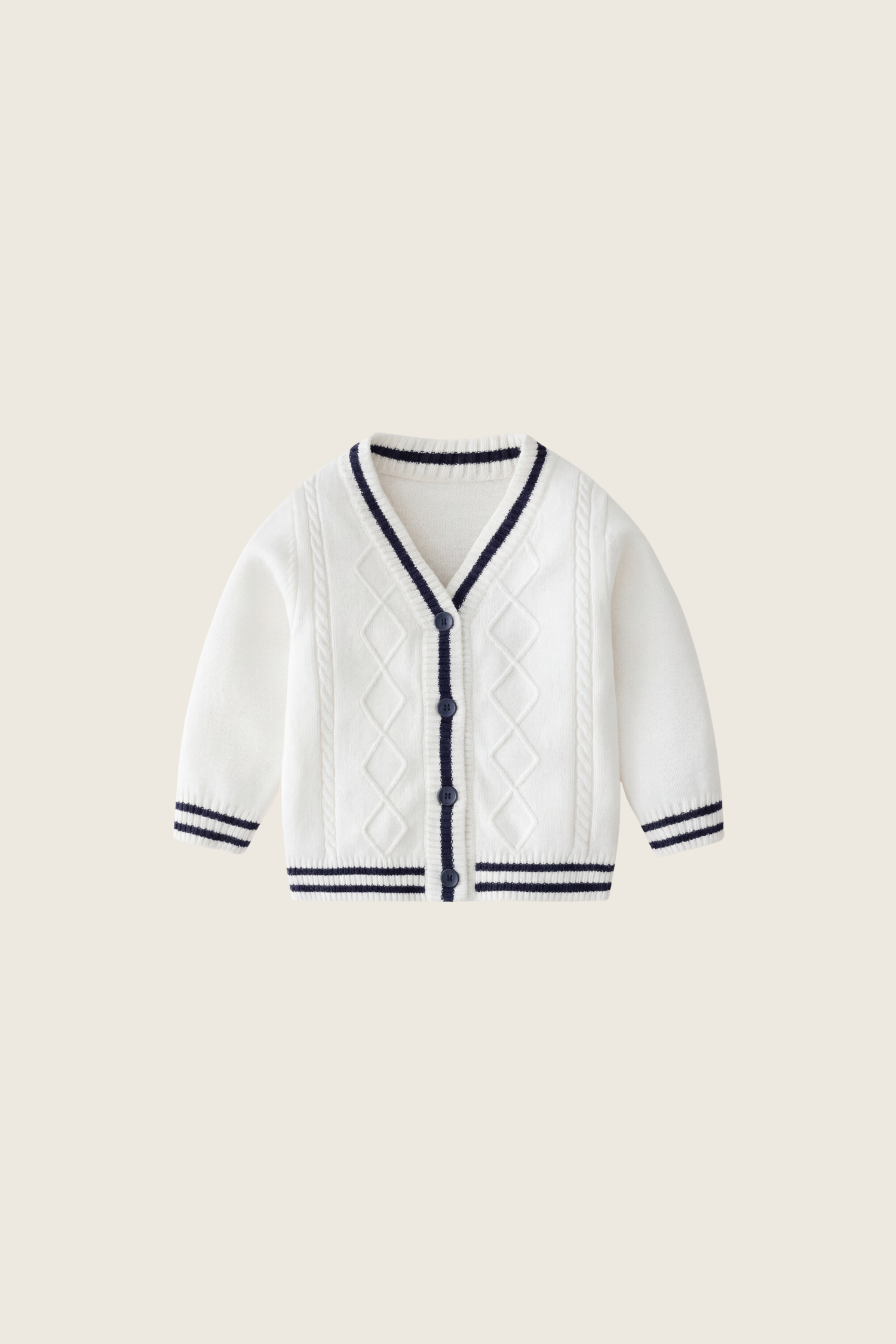 chalk ridge cardigan | white