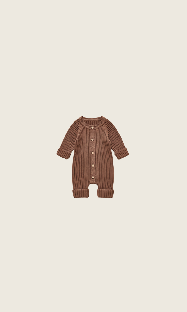 cocoa hush romper | brown