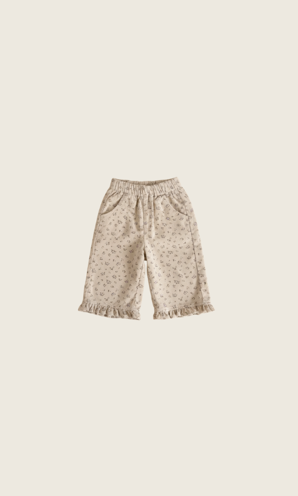 meadowlight ruffle pants | beige