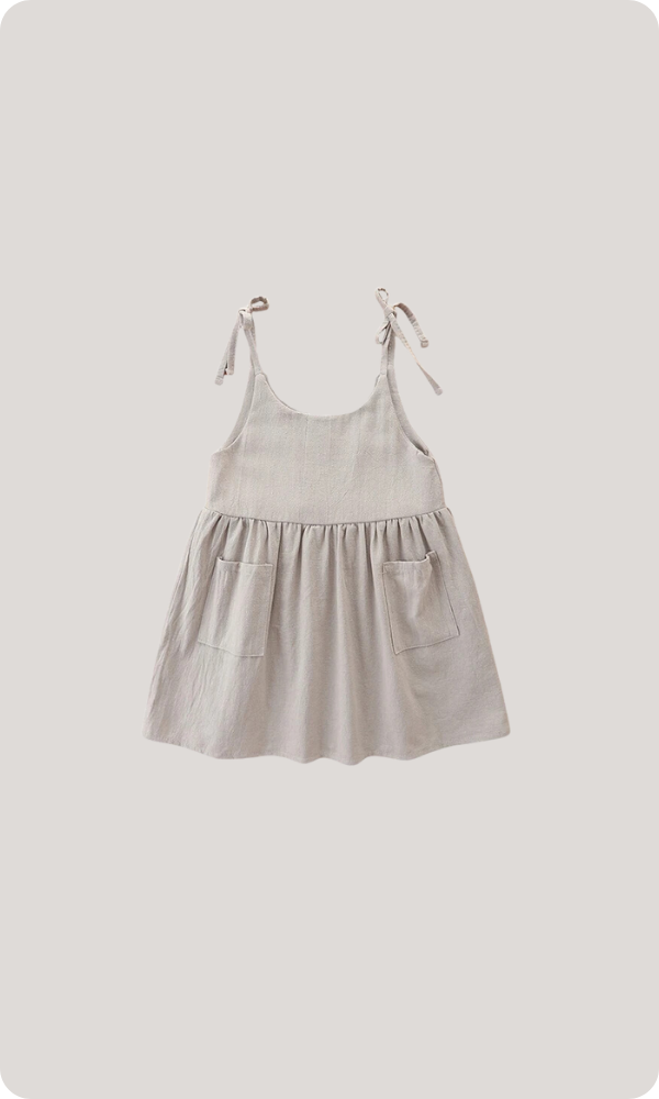 dewberry linen dress