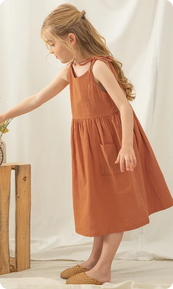 dewberry linen dress