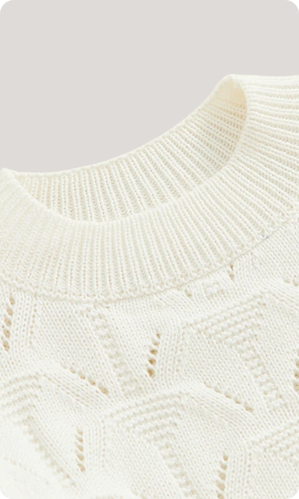 serenity ruffle sweater